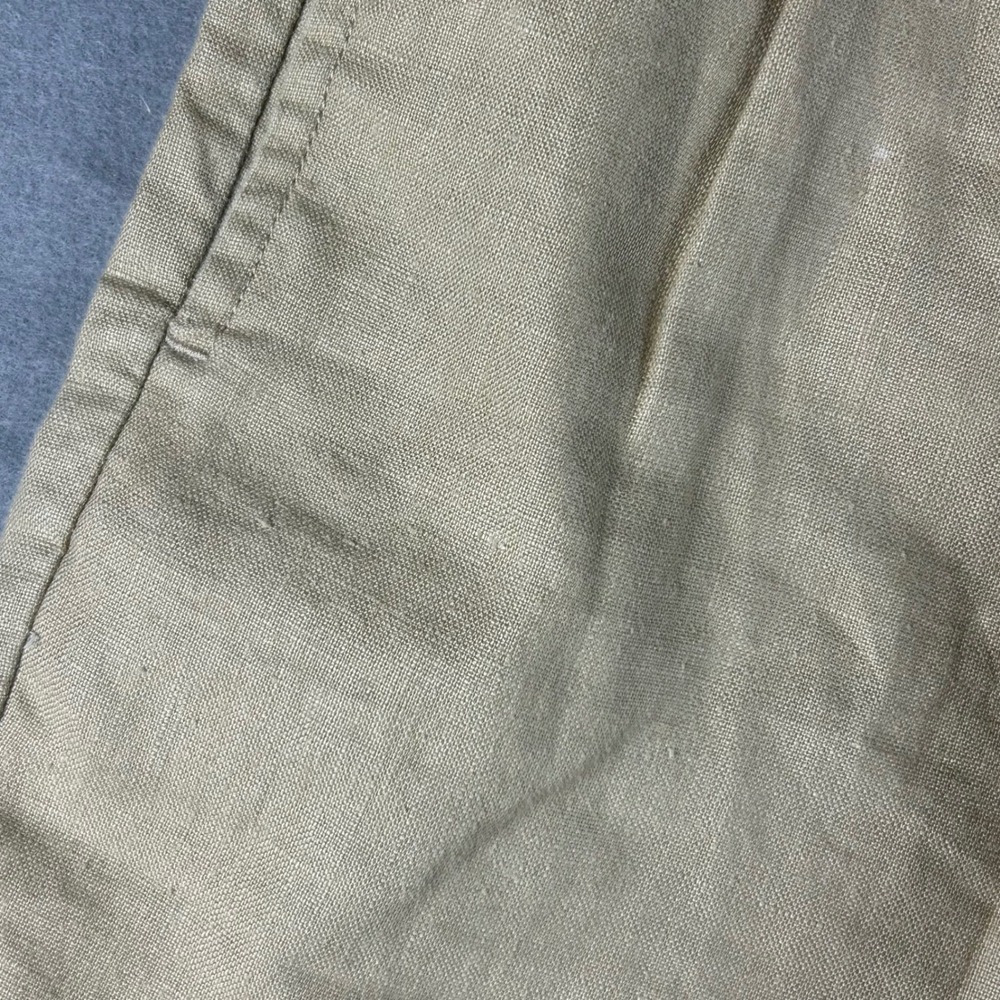 Jos. A. Bank Shorts Mens 36 Tan Pleated 100% Linen Sportswear Casual Classic - Picture 12 of 15
